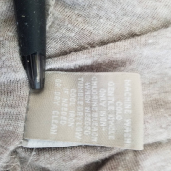 Joan Vass Hi/Lo Gray Long Sleeve Tunic Small - Picture 6 of 6